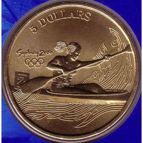 2000 5 CanoeKayak Olympic Coin 4 of 28